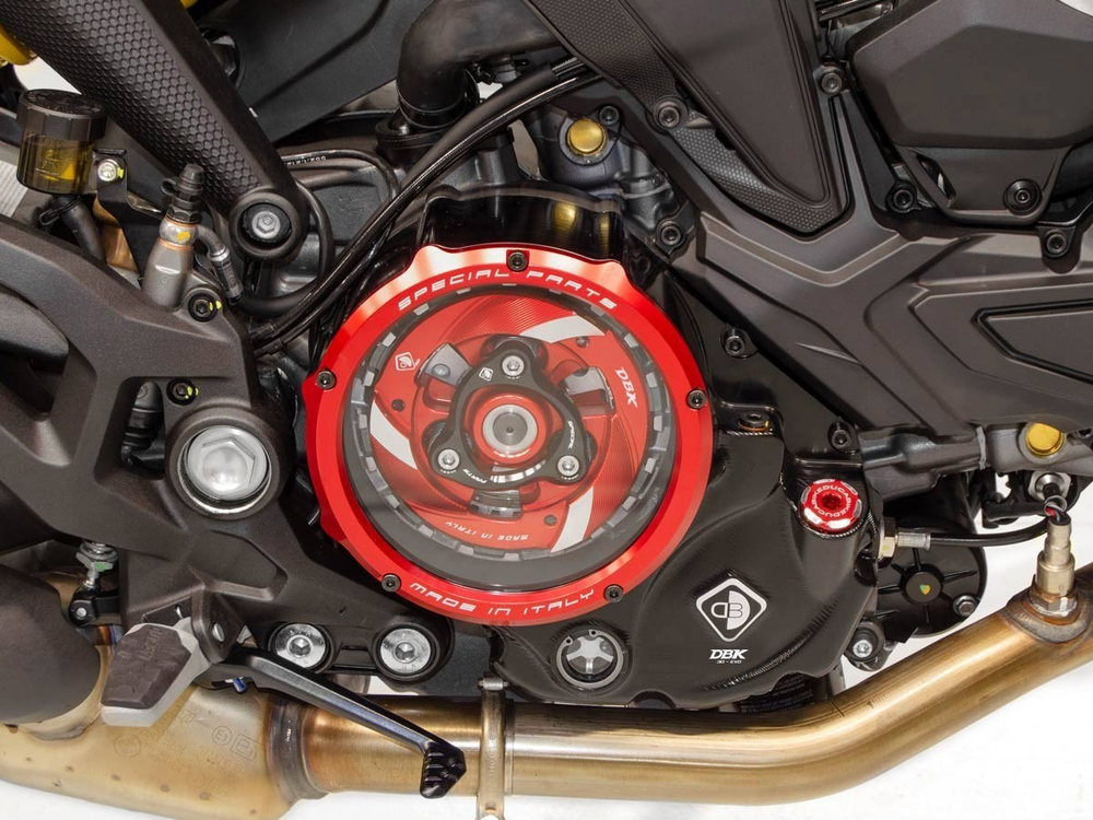 CCDV10 DBK 3D-EVO CLEAR CLUTCH COVER (MTS V2, M 937)