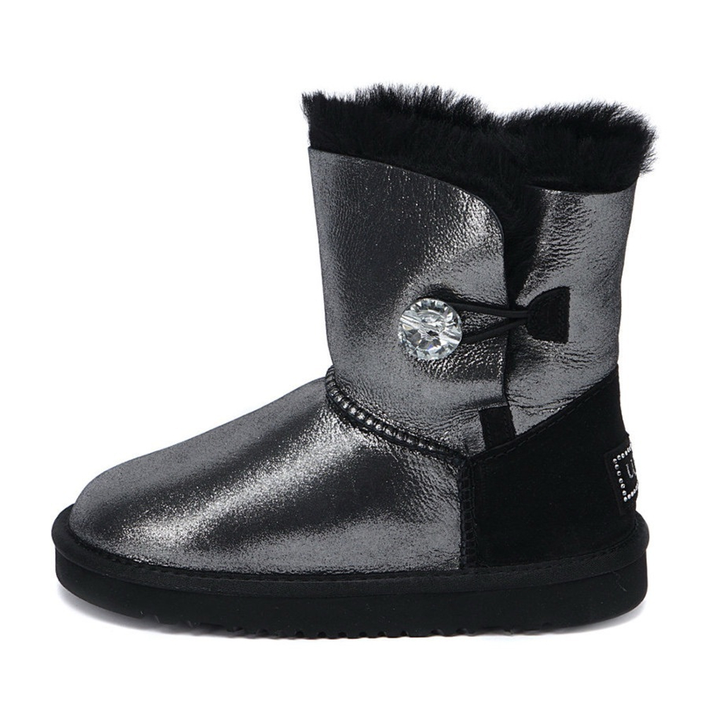 Ugg Kids Bailey Button Do Black