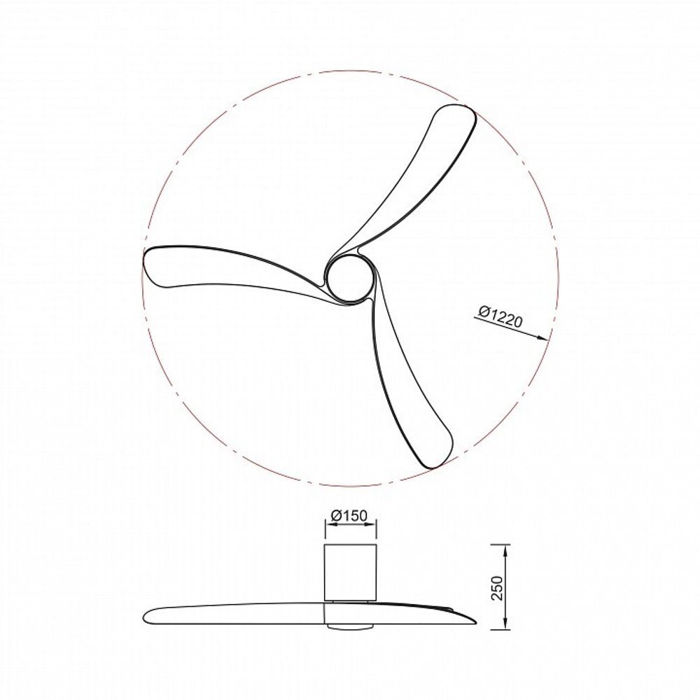 Светильник с вентилятором Mantra NEMO 9047