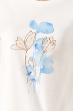 23014 Джемпер женский (молочный)