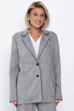 Жакет Нэри (серый/клетка) Б14111-34М LT Collection