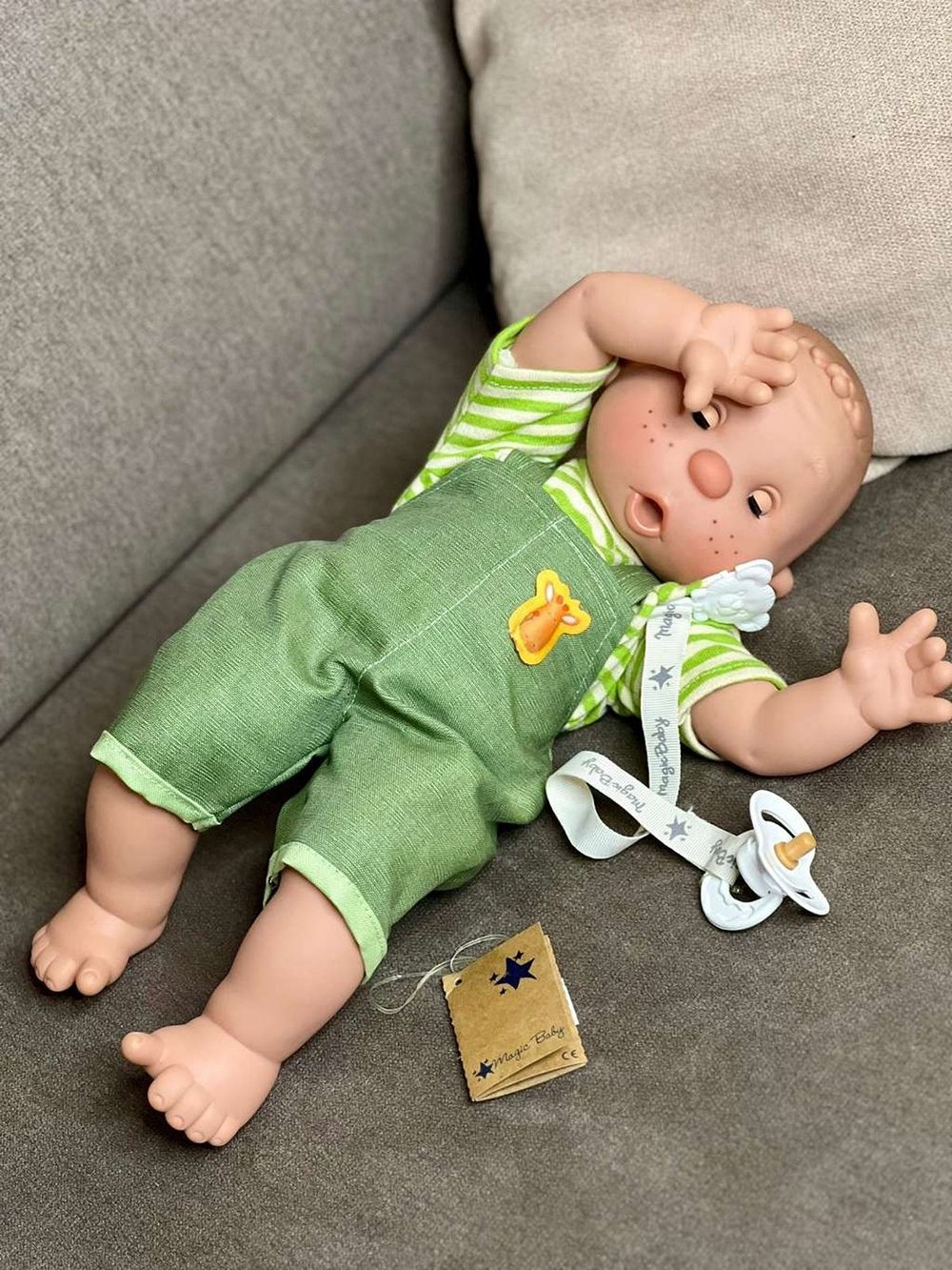 Кукла LAMAGIK мягконабивная 38см Bambo (65602)