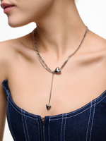 Колье "Double Love Reflection" Silver