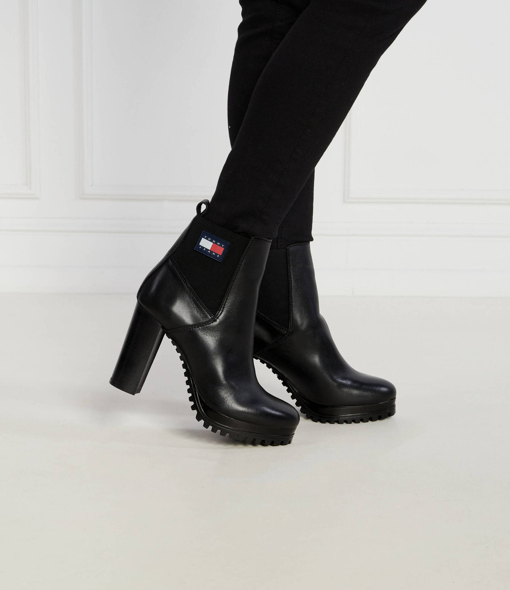 Ботильоны NEW ESS HIGH HEEL Tommy Jeans - черный(EN0EN02439)