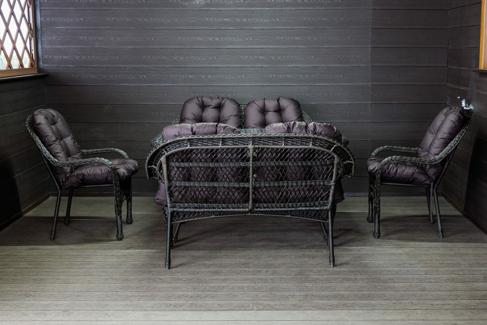 Комплект мебели из искусственного ротанга Мэдисон НЬЮ (Medison) Family Set NEW с подушками на сидение и спинку