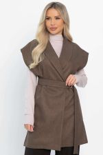 Жилет костюмный Жюлли (шоколад) Б14488-4М LT Collection