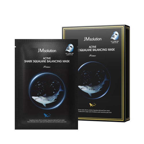 [JM Solution] Active shark squalane balancing mask prime - Тканевая маска с акульим жиром