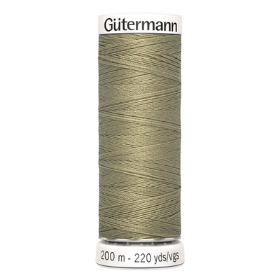 01 Нить Sew-All 100/200 м для всех материалов, 100% полиэстер Gutermann 748277 (258 умеренно-болотный)