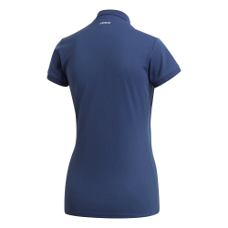 Женское поло Adidas W Club 3 Stripes Polo - Blue