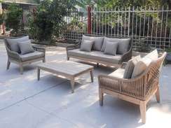 Комплект уличной мебели Pelican, массив акации, алюминий