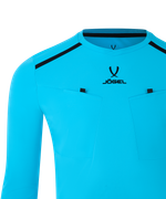 Футболка судейская с длинным рукавом DIVISION PerFormDRY Referee LS Tee, голубой