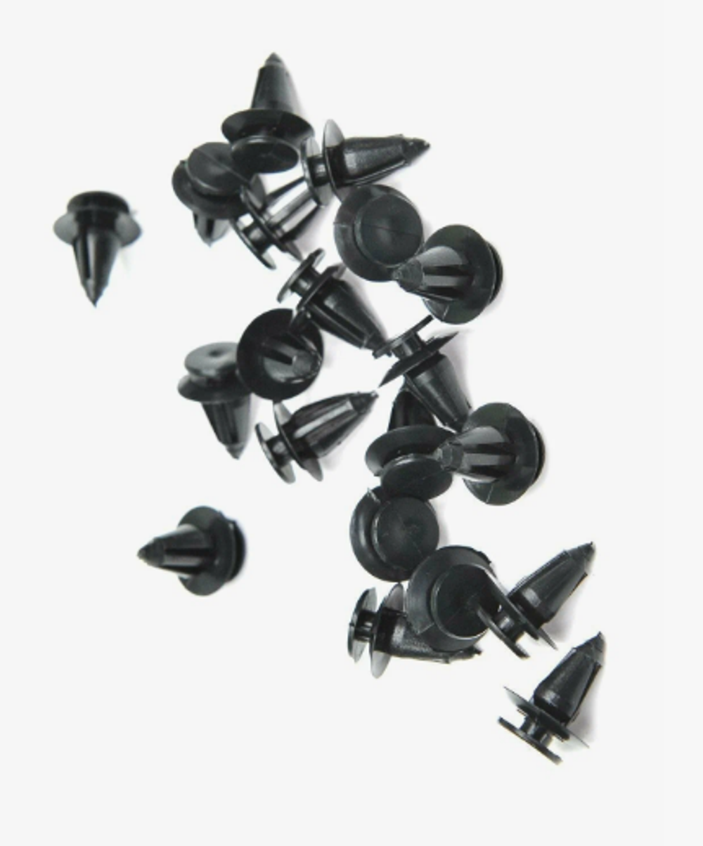 Клипса обшивки двери 2170-6102053 завод черная (100шт) 91717