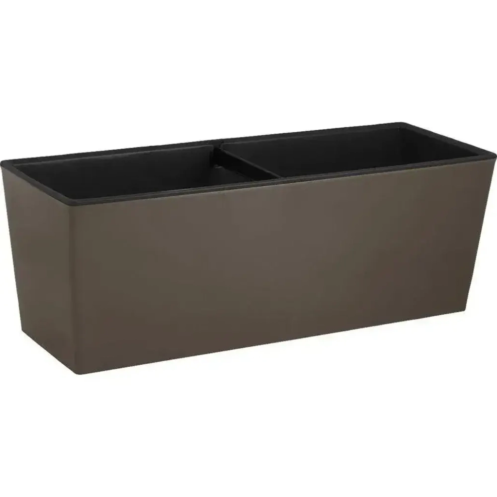 Балконный ящик InGreen London Cube 40 см c дренажной вставкой французский платан