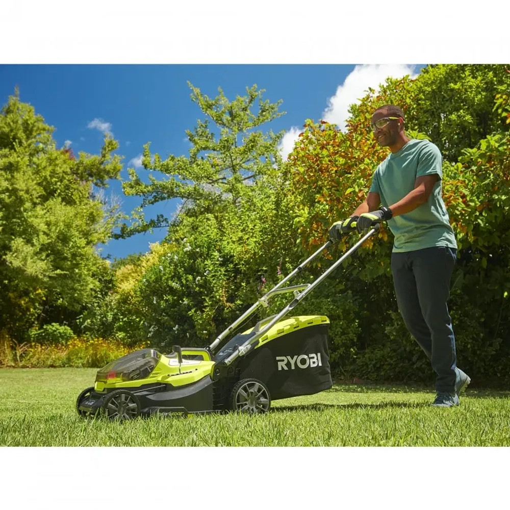 Газонокосилка Ryobi RY18LMX37A-0 5133004597 (без АКБ)