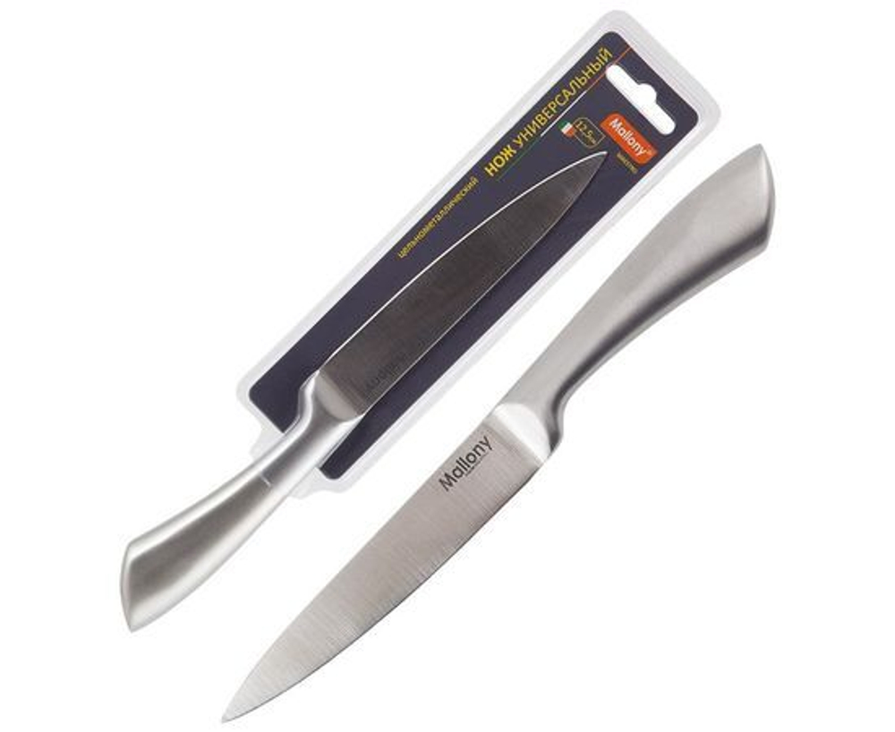 Нож универсальный MAESTRO MAL-04M, лезвие 12,5см, цельнометаллич. 920234 Mallony