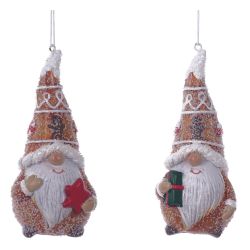 GAEM Фигурка декоративная подвесная "Гном", L4,5 W4,5 H10,5 см, 2в.