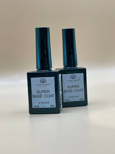 БАЗА ДЛЯ НОГТЕЙ SUPER STRONG BASE COAT, GLOBAL FASHION, 15 МЛ NEW
