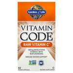 Garden of Life, Vitamin Code®, RAW Vitamin C™, 60 веганских капсул