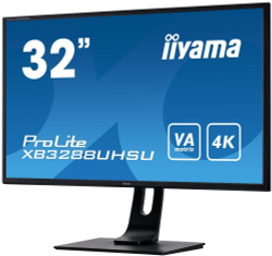 Монитор Iiyama 32;; ProLite XB3288UHSU-B1 3840x2160 VA LED 75Гц 3ms FreeSync HDMI DisplayPort