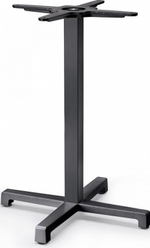 Стол ламинированный обеденный Scab Design Cross, антрацит, цементный