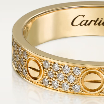 Кольцо Cartier Love с бриллиантами