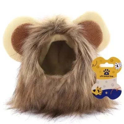 Шапка для животных «Лев» размер S (28*24) Ultramarine