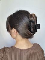 Краб для волос 8,5 см, глянцевый, чёрный, MONTE VITA, 457000