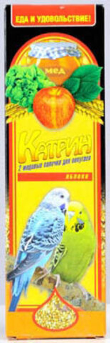 Палочки для волнистых попугаев Яблоко Катрин 2шт