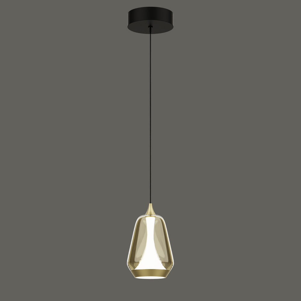 Подвесной светильник MD24001011-1A brass/champagne