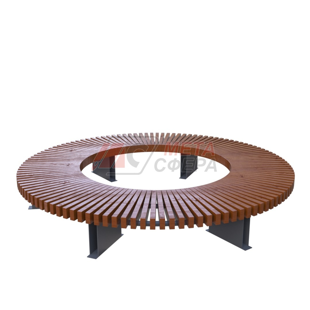 Лавка Rail Road 03 круг