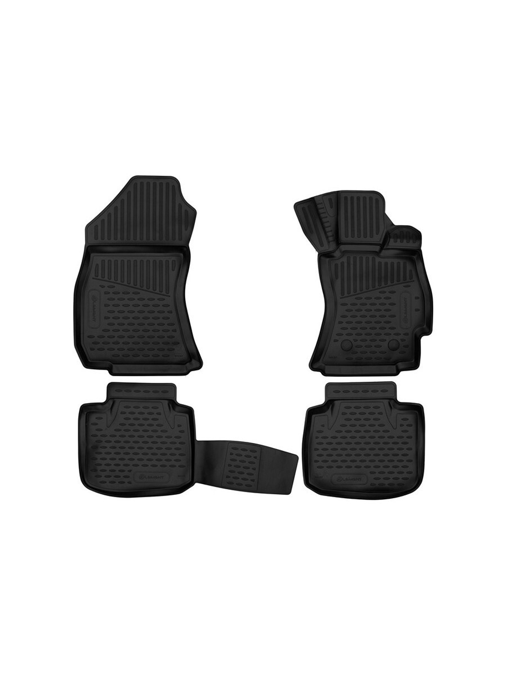 Коврики в салон для SUBARU Outback 2015-, правый руль, 4шт. (полиуретан) ELEMENT3DA0N024210K