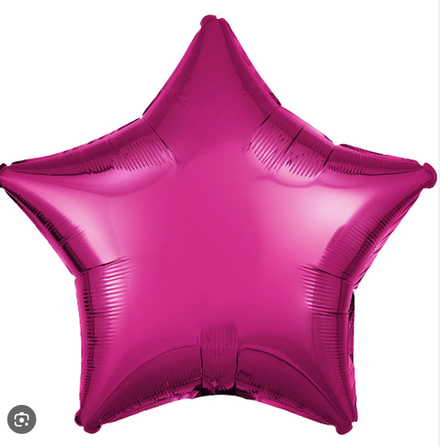 А Б/РИС ЗВЕЗДА 19" Металлик Фуксия