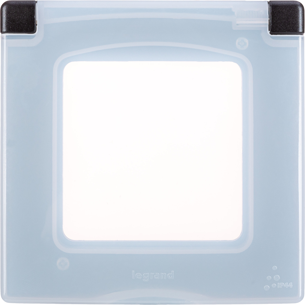 Рамка с защитной крышкой IP44 антрацит Inspiria Legrand