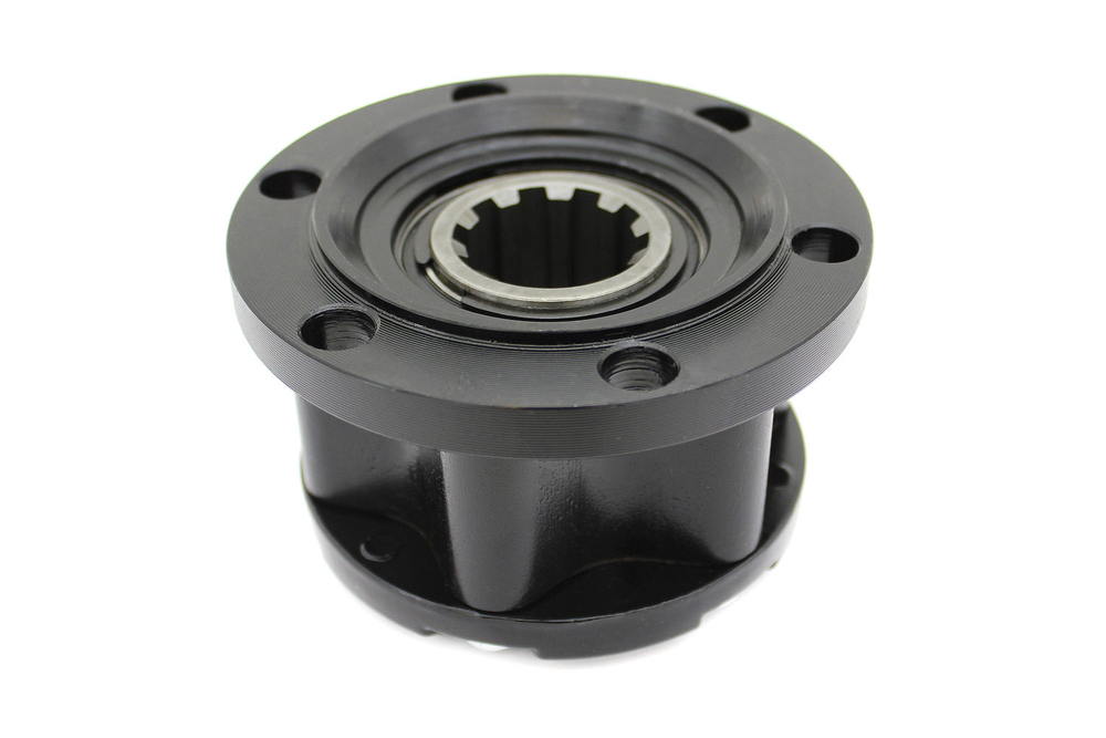 Муфты включения переднего моста УАЗ (хабы колесные) серия TROPHY Z с подшипником (черные, 2 шт)