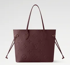 Сумка Louis Vuitton Neverfull MM Бордовый