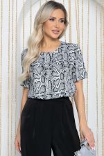 Блуза Эстер (черная) Б12116 LT Collection