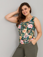 Майка М-040/пионы-акварель