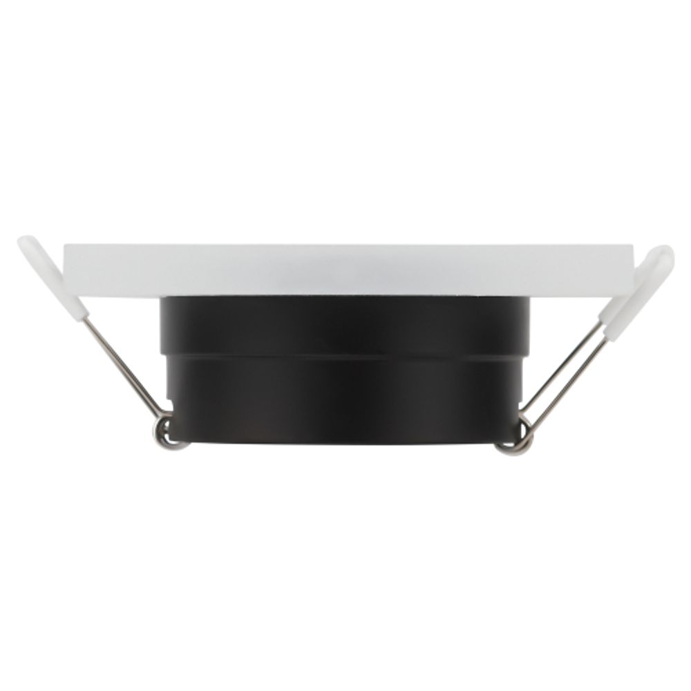 Встраиваемый светильник декоративный ЭРА DK91 WH/BK MR16/GU5.3 белый/черный | Декоративные встраиваемые светильники