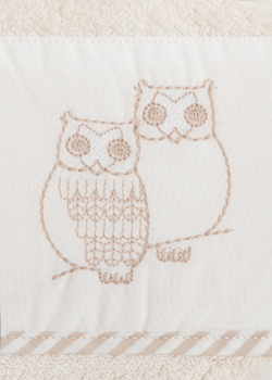 Детское махровое полотенце с капюшоном Совята от Luxberry Португалия