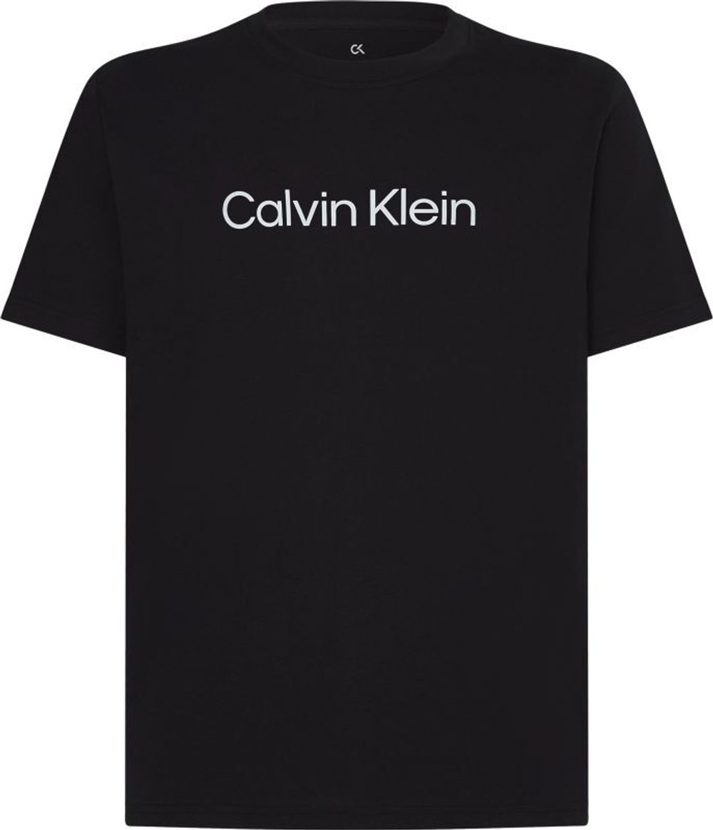 Теннисная футболка Calvin Klein PW SS T-shirt - black beauty
