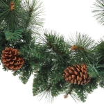 Венок хвойный «Богатство шишек» d-60 см леска, ПВХ, свечение - Теплый белый