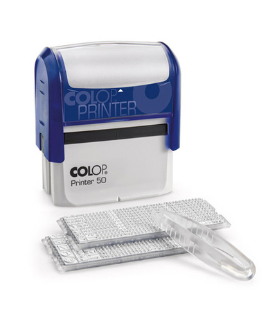 Самонаборный штамп Colop 60 76х37мм пластик (9 строк 2 кассы)