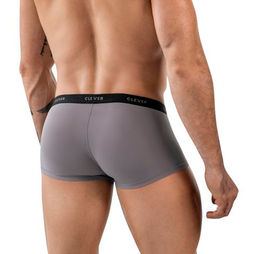 Мужские трусы хипсы серые Clever Moda TOKIO LATIN BOXER 186613