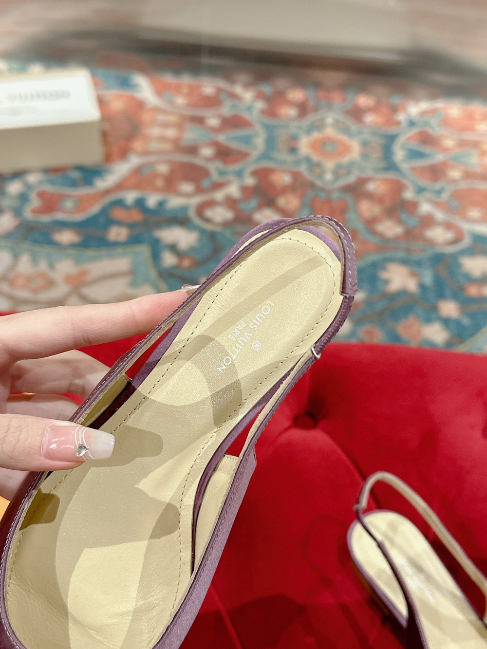 Louis Vuitton Met Slingback Ballerina