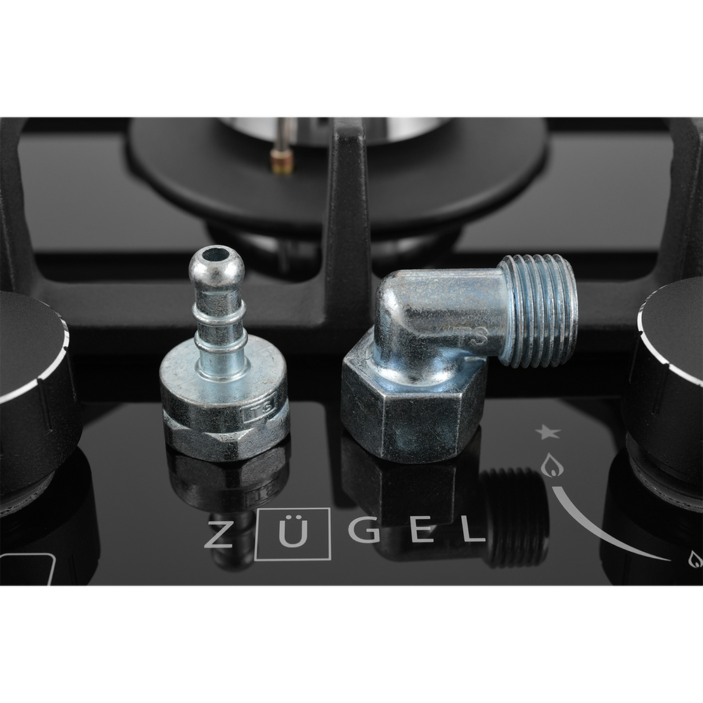 Встраиваемая газовая варочная панель ZUGEL ZGH292B