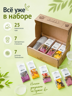 Набор авторского чая Tasteabrew "ICE" (25 порций чая + система заваривания в подарок)