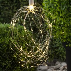 Светильник уличный ЭРА ERAUF024-02 садовый подвесной на солнечной батарее Фейерверк