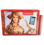 JF K0202-2: Терочные петарды с двойным эффектом от Joker Fireworks — 20 штук, высокая безопасность.