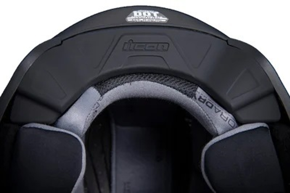 Шлем ICON Airflite Peacekeeper Black + золотой визор