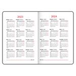 Ежедневник датированный 2023 А5 138x213 мм BRAUBERG "Favorite", под кожу, коричневый, 114004